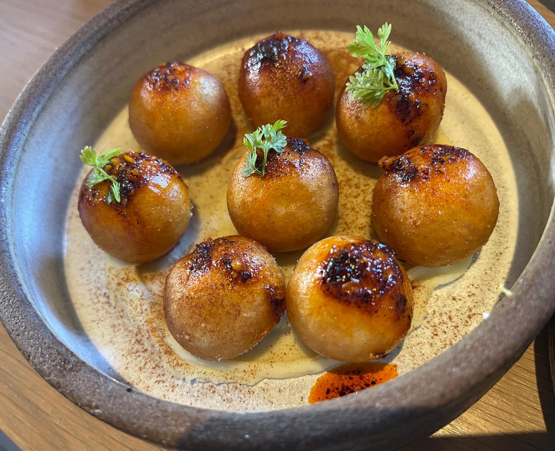 Octavia - sweet potato mochi